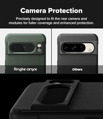Image of Ringke Onyx for Google Pixel 8 Pro Case [Feels Good in The Hand] Oil & Dirt Resistant, Enhanced Camera Lens Protection, Comfortable Grip, Non-Slip, Lightweight Cover - Dark Green
