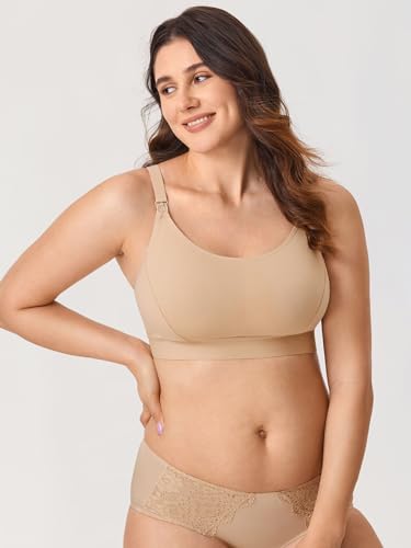 Image of Gratlin Cotton Nursing Bra for Breastfeeding | Sports maternity bralettes, Plus size, No underwire, Support, For women