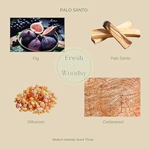 Palo Santo Palo Santo Bergamot Pure Beeswax Candle 90 Hours Long Burning Classically Designed Non Toxic Scented Candles for Home Decor and Aromatherapy to Stress Anxiety Relief 15 Oz