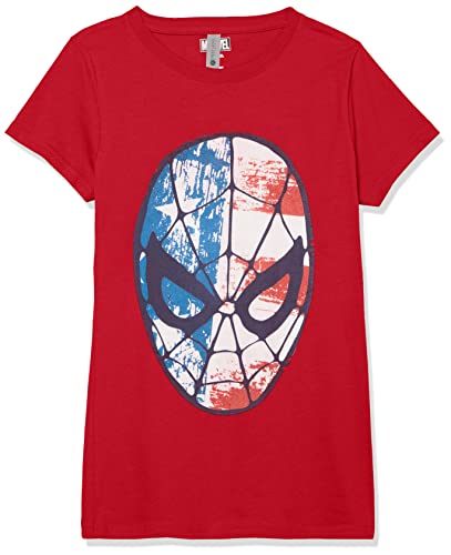 T-shirt Spidey Marvel fille rouge taille Large : cadeau d'anniversaire idéal pour jeune fan
