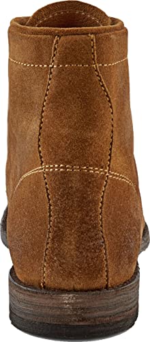 Image of Frye Tyler Lace Up Boots for Men Crafted from Soft Vintage Leather with Blake Construction, Burnished Toe and Heel, and Rubber Inserts on Leather Soles - 5 inch Shaft Height