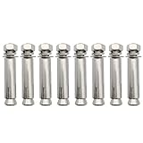 Sipery Expansion Bolts, 304 Stainless Steel External Hex Nut Expansion Screw Bolts Sleeve Anchor...