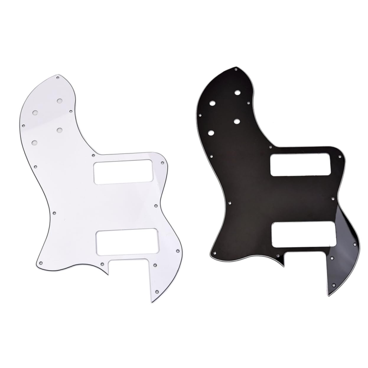 OFFSCH Vintage Style Guitar Pickguard 3 Ply Bass Pickguard Scratch Plate Heatproof for Mexico 72 Reissue/Style