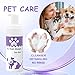 Aomig Wasserloses Trockenshampoo für Hunde Katzen Kleintiere Schnelle Sanfte Reinigung mit Pflegenden Pflanzenextrakten Ohne Alkohol Schaumformel Rückstandsfrei für Reisen empfindliche Haut (150ml)