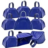 Dreidel Company Metal Cowbell Noisemaker Cheering Bell & Chimes, New Years, School & Wedding, 3