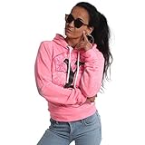 Klassischer Hoodie mit gerippten Abschlüssen an Saum und Bündchen sowie Kapuze mit Kordelzug