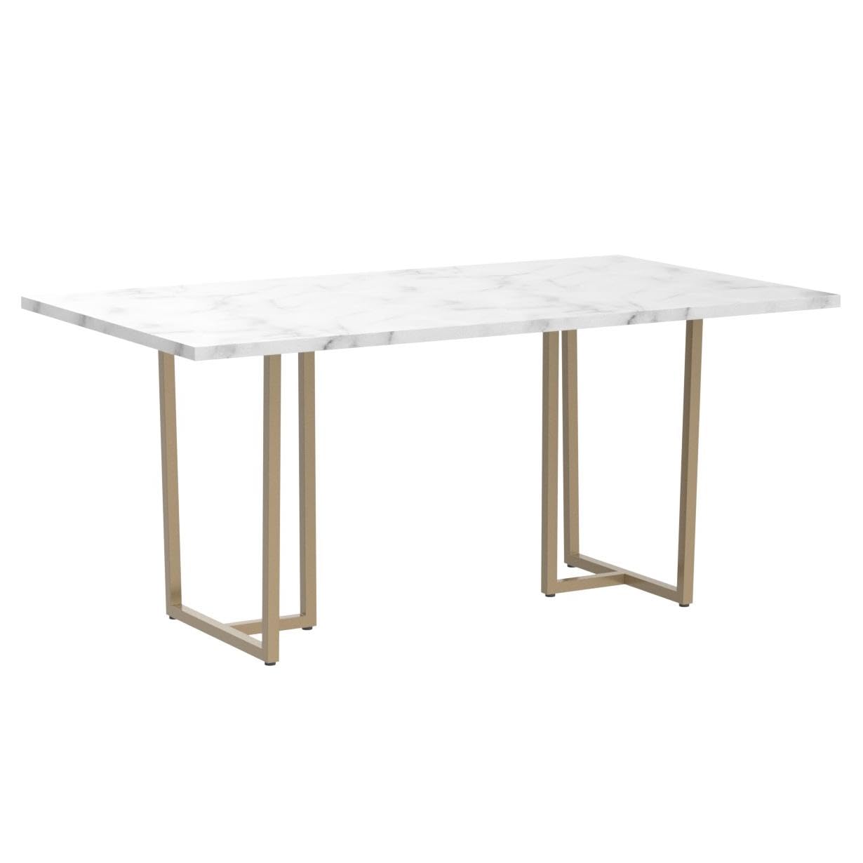 CosmoLiving by Cosmopolitan Astor Dining Table, 64 in x 36 in x 30 in, White