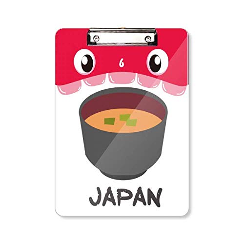 Presse-papiers japonais haut de gamme et support dossiers A4 Miso Soup