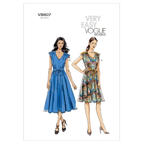 Patron Vogue B5 robe et ceinture pour jeune femme tailles 8 à 16 - 2