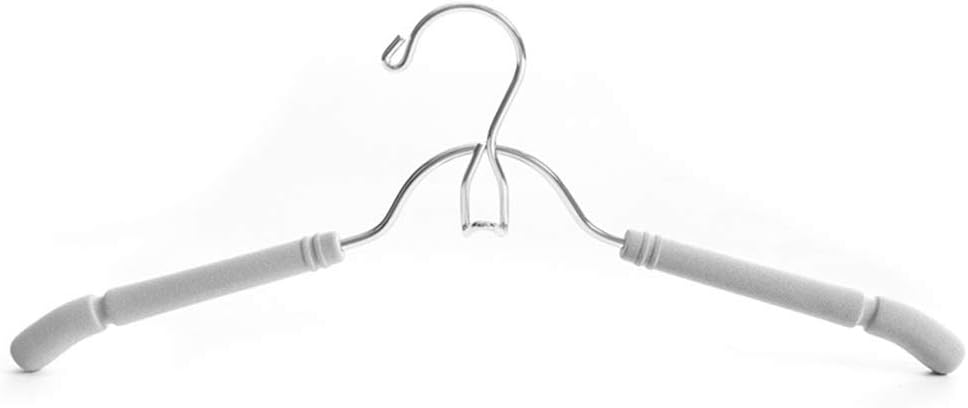 Stainless Steel Hanger,Wooden Hanger,RENRUIRUI- Metal Foam Hanger Space-Saving Non-Marking Standard Hanger Wet and Dry Overlay Design Home Shirt Top Jacket Jacket(Gray)