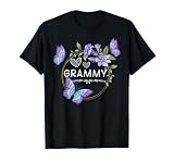 Grammy Shirt for Women with Butterflies Mother's Day T-Shirt