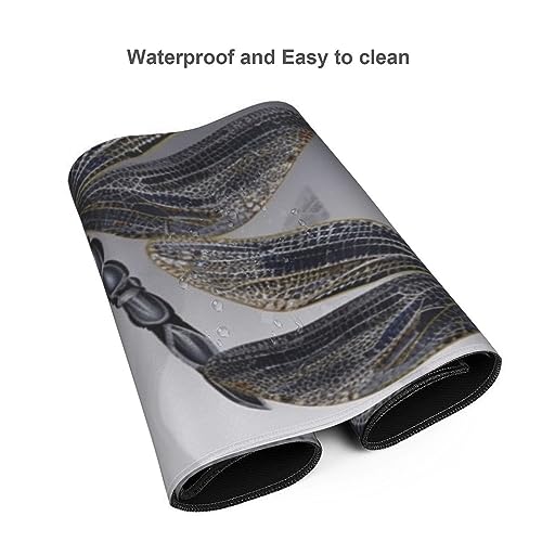 Tapis de souris antidérapant aux bords cousus pour une glisse stable - 4
