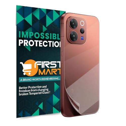 Image of FIRST MART TPU Back Screen Protector for Vivo V70 Elite - Unbreakable Membrane Protection, Case Friendly Coverage, Bubble-Free, Scratch-Resistant [ 1 Pack]
