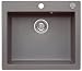 Produktbild AXIS KITCHEN Granitspüle Einbauspüle Mojito 60 Küchenspüle Moonlight Grey Grau Material Axigran 60er Unterschrank Spülbecken Siphon, Exzenterbedienung Spüle