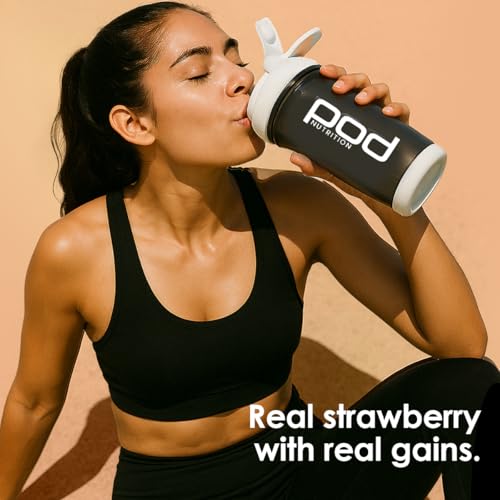 Image of Pea Protein Isolate Powder | Vegan Plant Protein, No Added Sugar, Dairy Free| Clean & Easy to Digest with Essential Amino Acids (1kg Pouch, Real Strawberry)