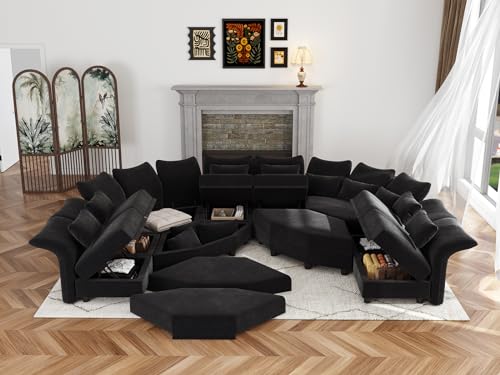 Luxury Sectional Sofa with Recliners