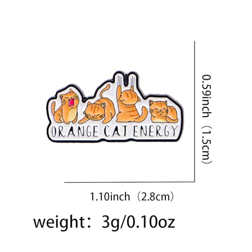 Image of Cute Enamel Pins Cartoon Lapel Pin Brooch Badge for Backpack Jackets Funny Tiger Pins for Gift Anime Enamel Pin for Clothing Hat Decoration