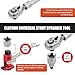 leechio Strut Separator Tool, Car Shock Absorber Sheep Horn Removal Tool, Heavy-Duty Suspension Strut Compressor Strut Spreader Tool, Universal Automotive Repair & Maintenance (Red)