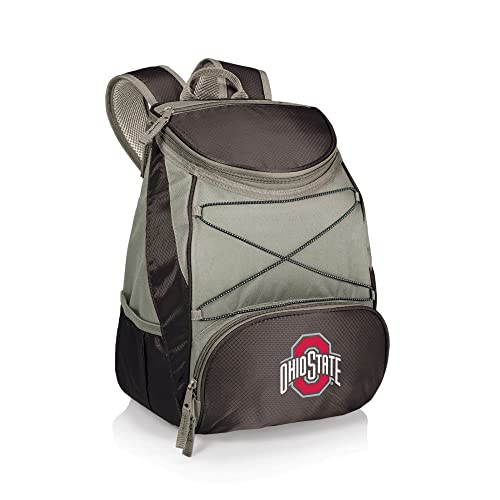 Picnic TIME NCAA Ohio State Buckeyes PTX Backpack Cooler - Soft Cooler Backpack - Insulated Lunch Bag