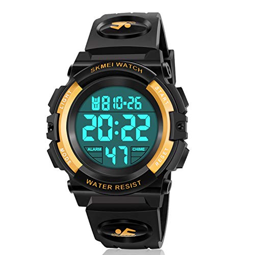 Reloj deportivo digital para niños con LED y cronógrafo ideal como regalo infantil