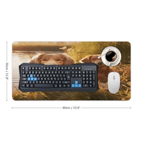 Mouse Pad de Goma con Base Antideslizante 32.6x11.8 pulgadas miniatura 2