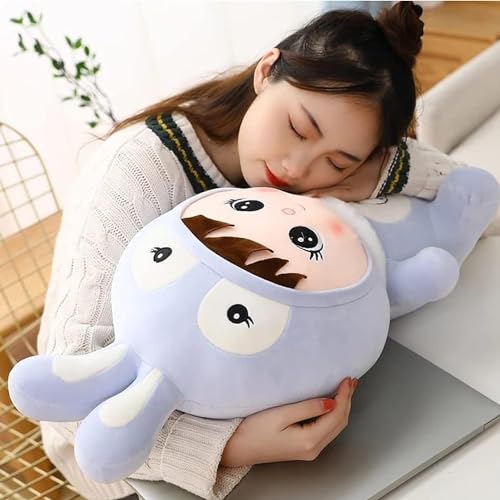 Image of HUG 'n' FEEL SOFT TOYS (30cm, Pink | Soft Plush Doll Toy with Rabbit Ear, Teddy Bear, Best Gift Toy and Pillow for Kids, Girls and Adults | Valentines