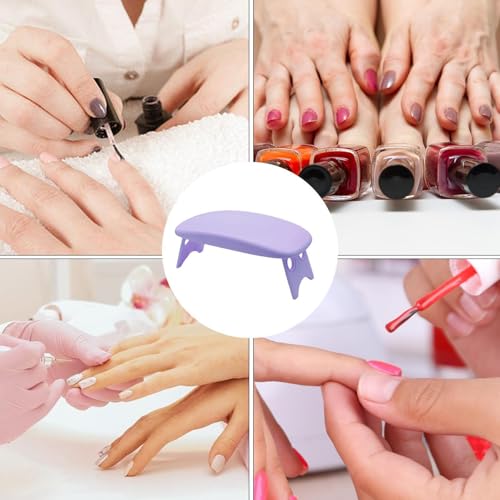 Zasdvn Podkładka pod paznokcie pod nadgarstek, składany podłokietnik, podpórka pod paznokcie, podłokietnik, poduszka do manicure, pedicure, uchwyt na żywność dla techników paznokci