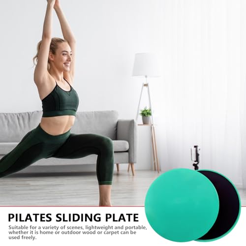 Deslizadores de ejercicio de núcleo discos suaves para suelo de madera 5