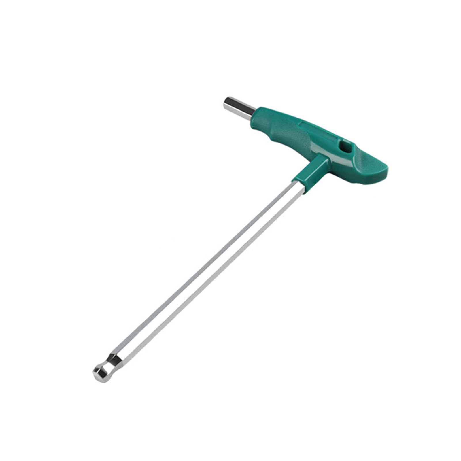 Kaccde Sturdy T Handle Hexagonal Wrench With Rustproof Coating Accuracy Machined Tool For Professional Technicians Metal