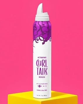 Curls Talk Curls Activating Hair Mousse, 7 oz