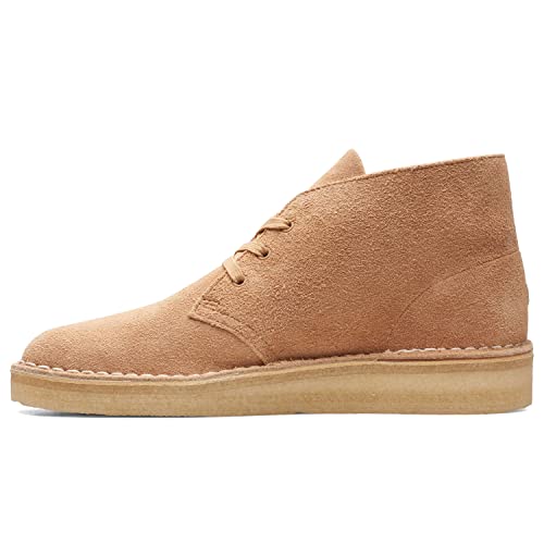 Clarks Men's Desert Coal Shoes,Light Tan Suede, 8 Medium US4