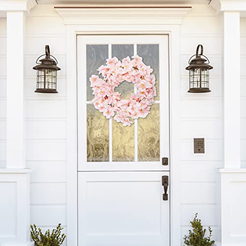 Cewor Fake Cherry Blossom Flower Vines 2Pcs Artificial Flowers Hanging Silk Flowers Garland For Wedding Party Pink Room Decor Japanese Kawaii Decor Outdoors #TOP3