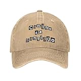 ZEIGDCYOV Gorra de béisbol Camiño de Santiago Compostela Peregrino de algodón Personalizada para Hombres Mujer Sombrero de papá Transpirable al Aire Libre