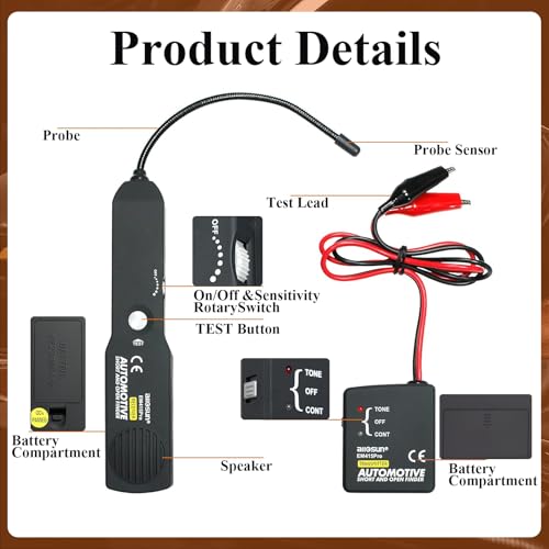 obdkcan Automotive Electrical Open and Short Finder Circuit Tester Wire Tracker Circuit Breaker Finder
