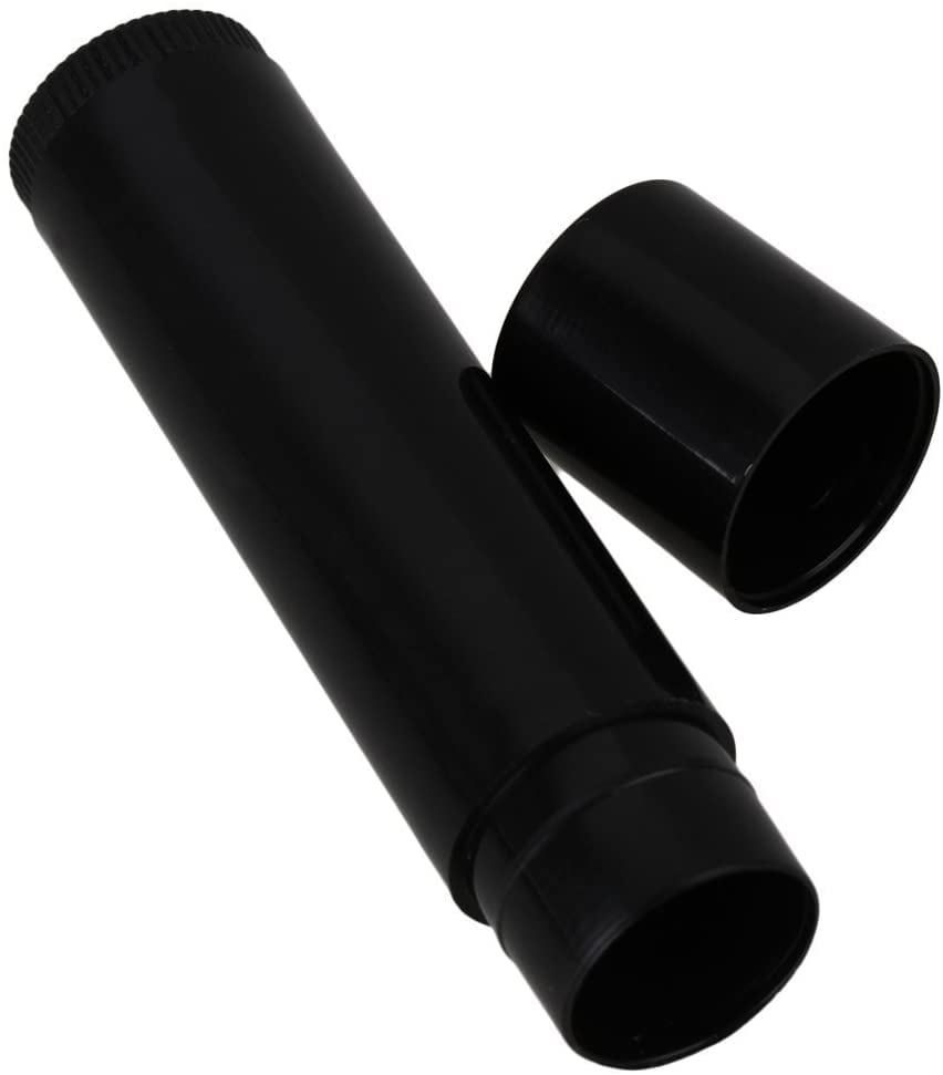 Hunky Dory 5 Grams Black Cosmetics Container for Chapstick Lip Balm, Essential oil, Costemic, Makeup Use (Pack of 6) 1