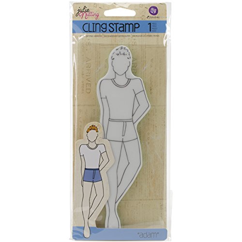 Prima Marketing 11201 Julie Nutting Mixed Media Adam Cling Rubber Stamps
