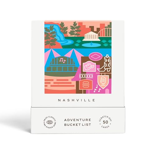 Nashville Adventure Bucket List: 50 Scratch-Off Cards for Outdoor Activities, Tourist Attractions,...