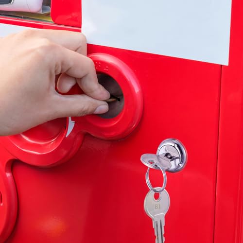 Image of Cabilock Vending Machine Lock Replacement with 2 Keys Tubular Cam Cylinder Lock for Gumball Candy Dispenser Zinc Alloy Secure Assembly 1.57 Inch Length