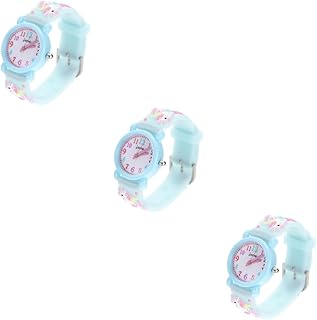 3Pcs Relógios De Quartzo Relógios Resistentes À Água Para Meninos Relógios Digitais Relógios De Desenho Animado Para Meninos Relógios Esportivos Relógio Infantil Para Meninas