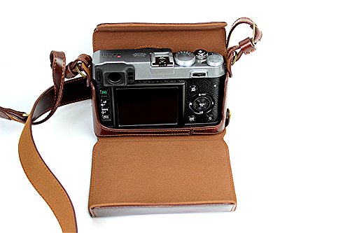 Funda de cámara BolinUS de cuero PU para Fujifilm X100 miniatura 3