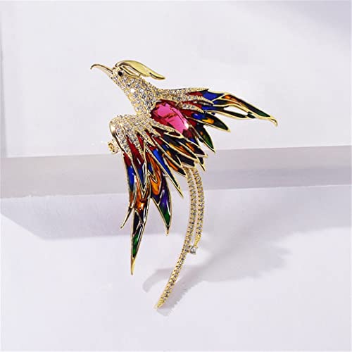 Broche phénix pour pull et gilet : fixez et égayez vos vêtements trop larges