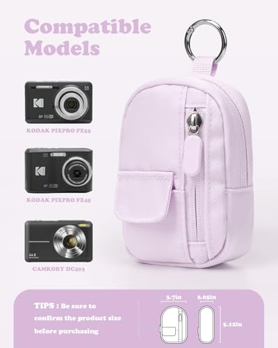 Funda blanda SQERO para cámara digital 5.12 x 3.70 x 2.05 in miniatura 2