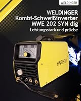 WELDINGER Kombischweißinverter MWE 202 HF SYN dig mit HF-Zündung MIG MAG DC-WIG MMA Schweißgerät 5 Jahre Garantie – Ansicht 2