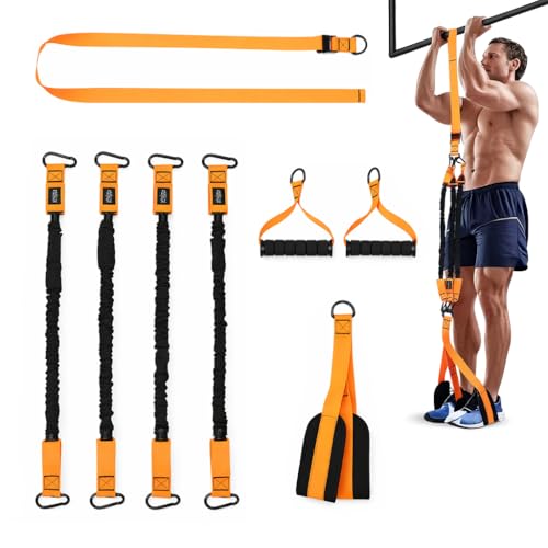 Pull Up Assistance Bands Heavy Duty Widerstandsband für Pull Up Bar Einstellbares Gewicht mit Fußstütze für Krafttraining