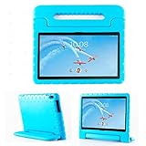 TIRIN Lenovo TAB 4 10 Plus Case- Light Weight EVA Shock Proof Convertible Handle Stand Case Cover for Lenovo TAB 4 10 Plus 2017 Tablet(TB-X704F/N)(NOT fit Lenovo TAB 4 10 Tablet TB-X304F/N), Blue
