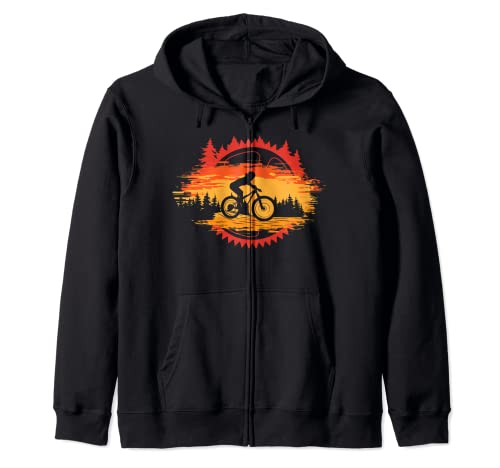 Cross Country Mountain Bike MTB Zip Hoodie