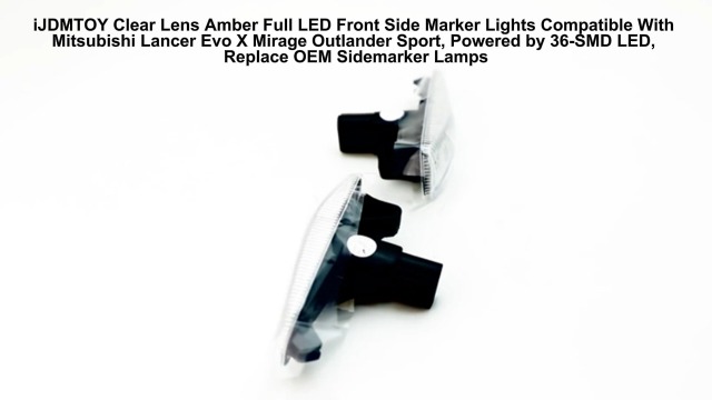 Amazon.com: iJDMTOY Clear Lens Amber Full LED Front Side