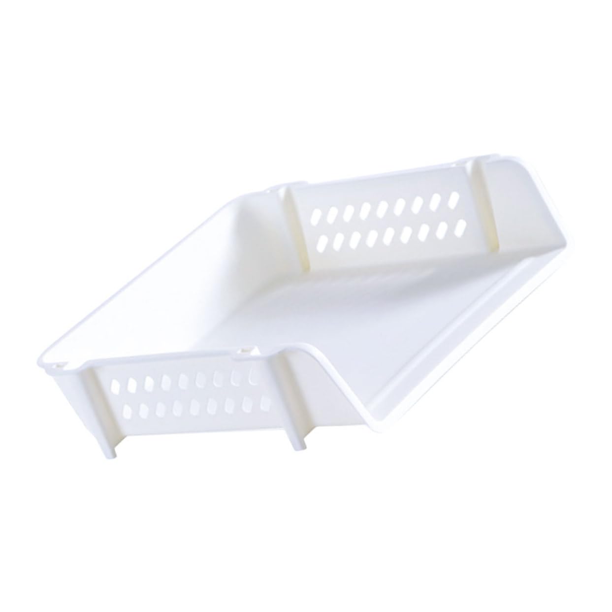 GANAZONO Modern Plastic File Holder Rack Document Storage Shelf for Office Home Organize Magazines Folders Files for Desk Countertop Use