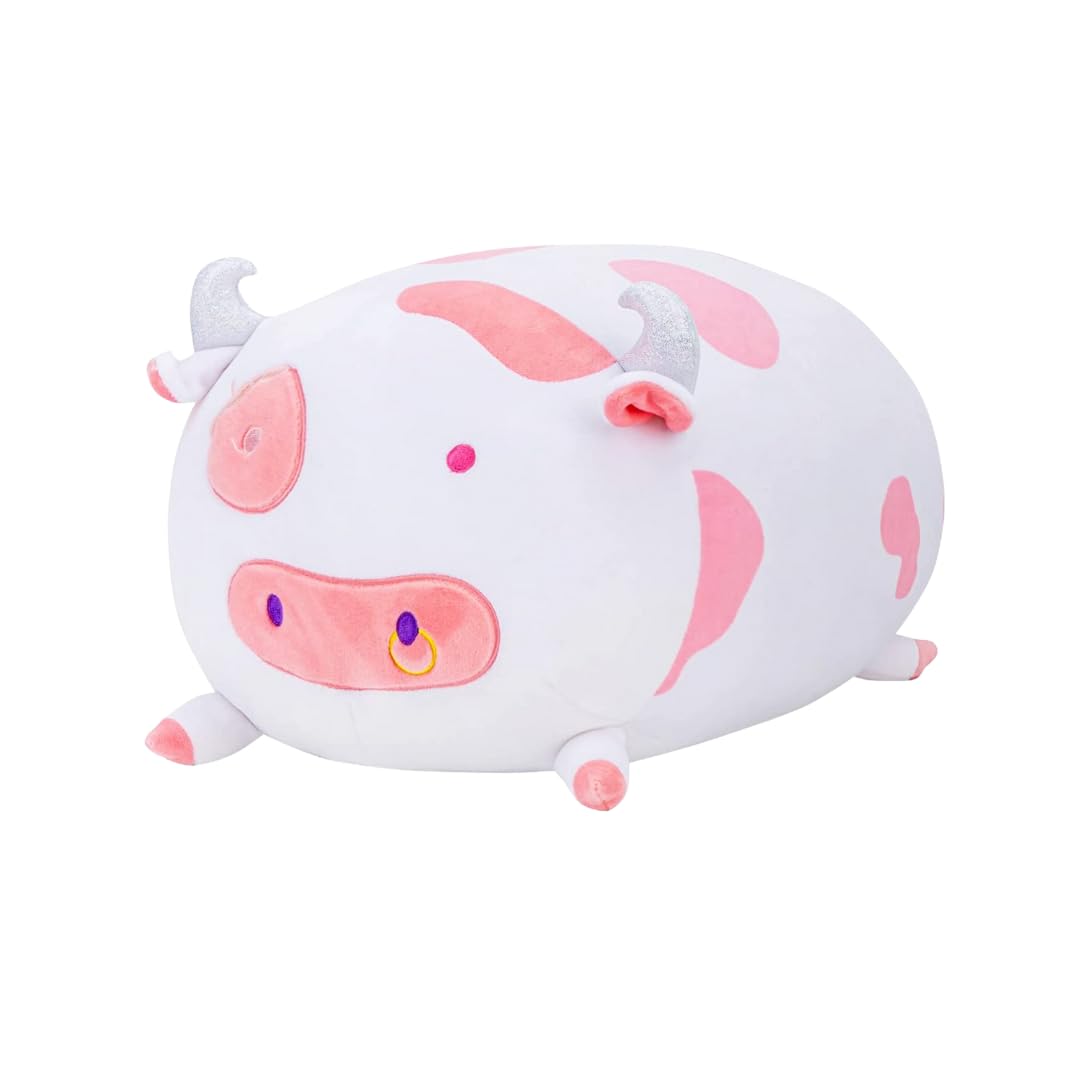 TechMax Solution Stuffed Animals Cute Plush Body Pillow Soft Cow Plushies Squishy Throw Pillow, Kawaii Plush Toys Gift for Girls Boys (B0C7TTRJ9X) Amazon Price History, Amazon Price Tracker