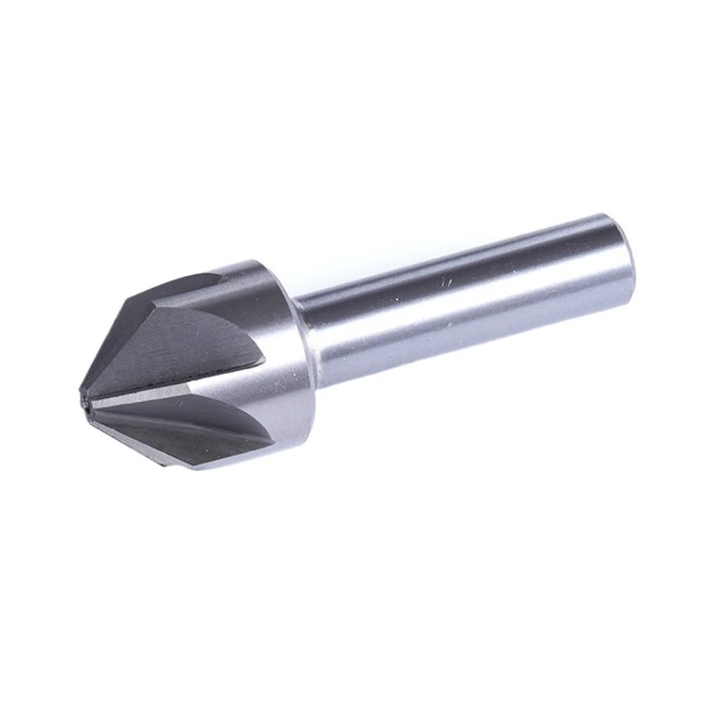 Broca de corte de chaflán HSS, broca de fresa de extremo biselado, brocas cónicas multicanal, 1 pieza(45.0MM*90)